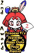 Princess Vi's Supreme Pizza Cats Page Second Award
